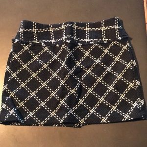 SALE Black and White Limited Mini Skirt